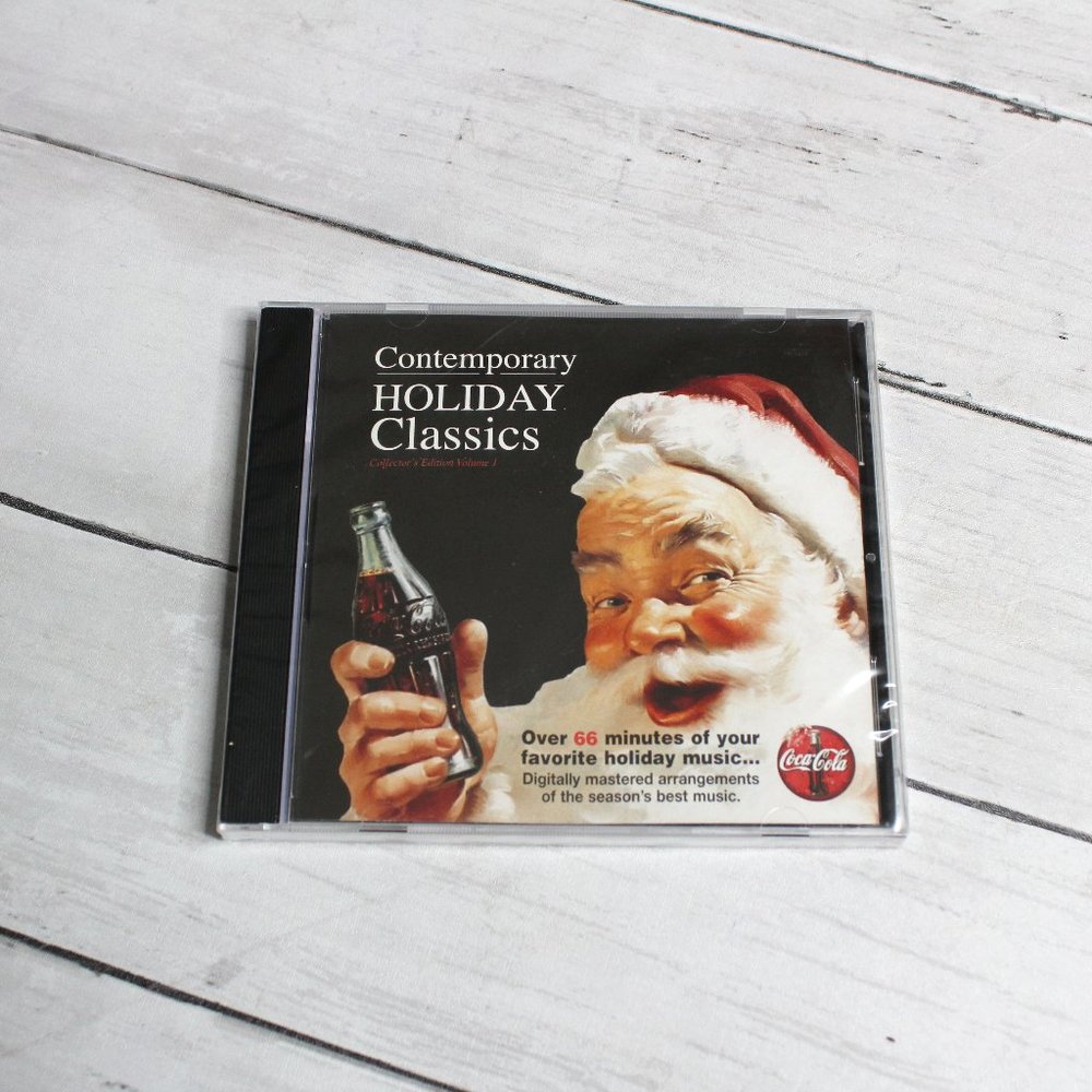 Coca Cola Vintage Christmas Music CD Contemporary Holiday Classics